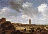 View of Egmond aan Zee by Salomon van Ruysdael